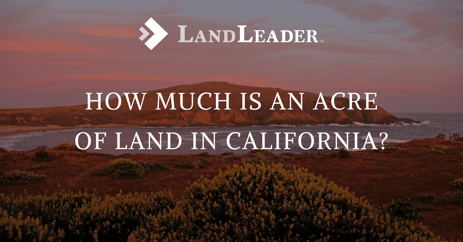 Acre of Land in California Price & Facts LandLeader