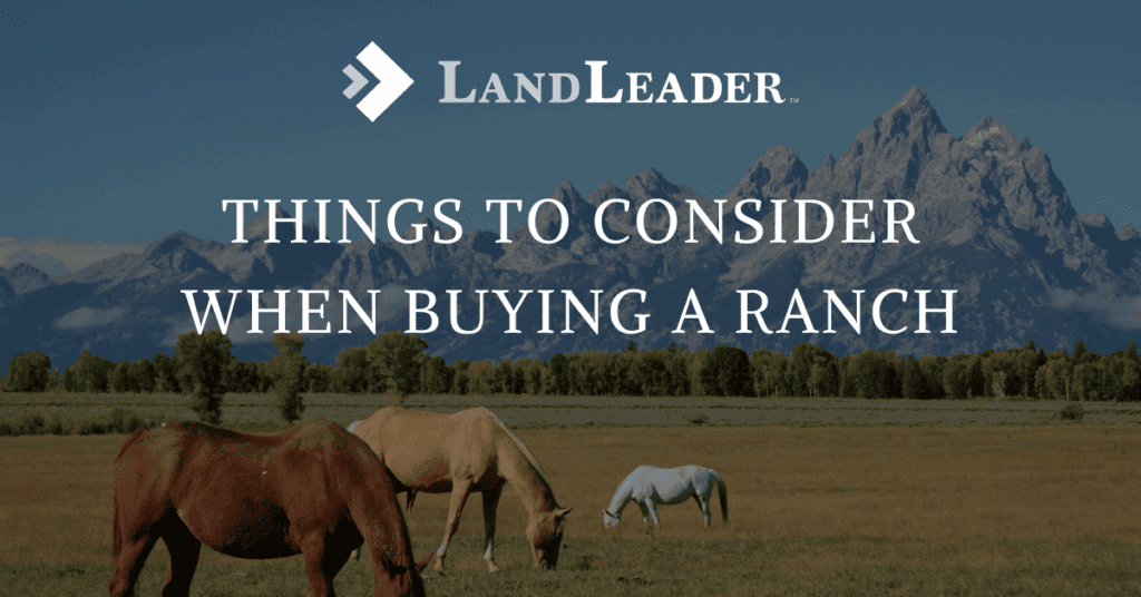 buying a ranch